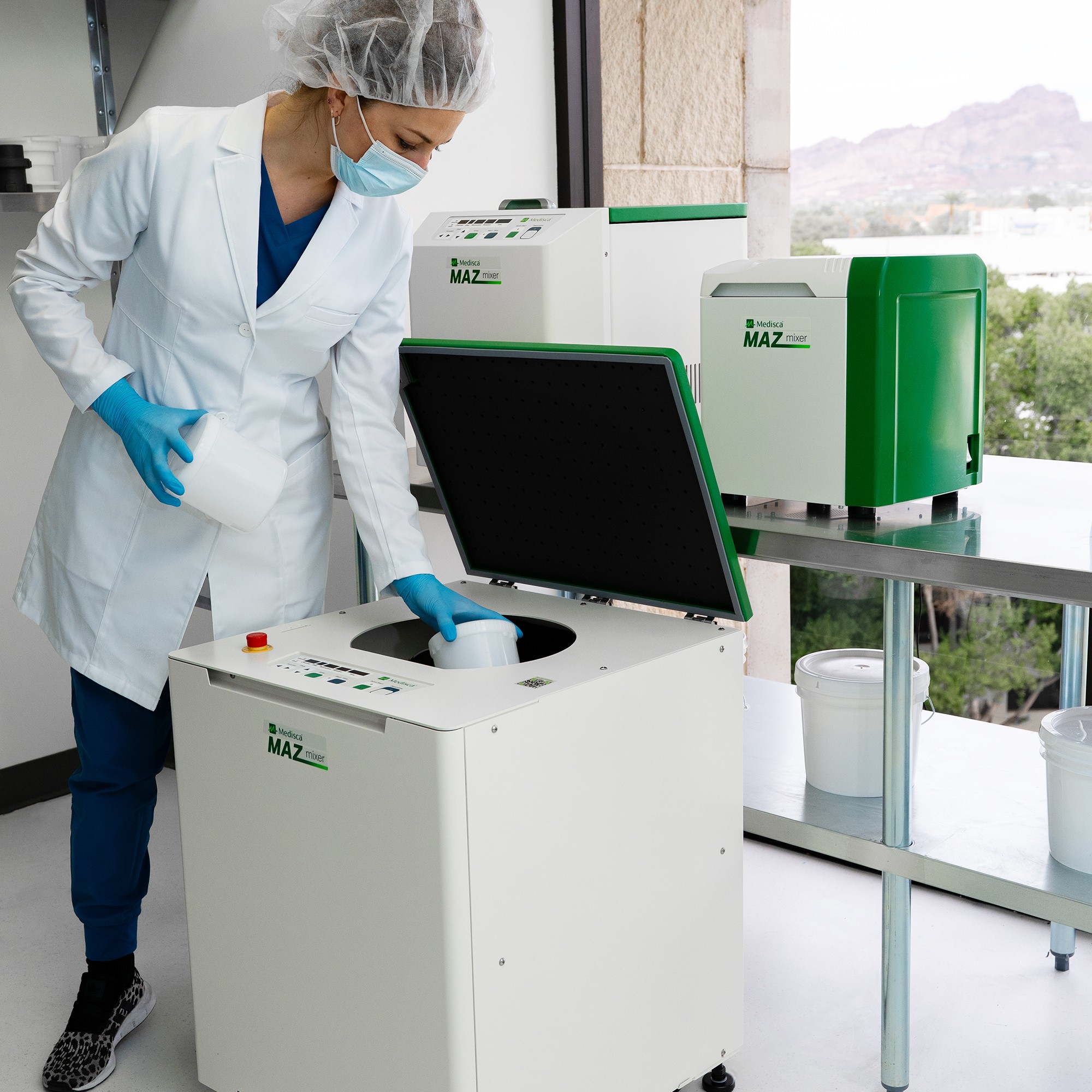 MAZ® - mélangeur KK-1000W, 1 kg x 2