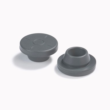 European style blowback fluoro-coated sterile stopper
