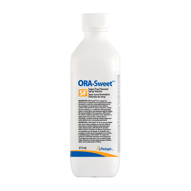 ORA-Sweet® SF, véhicule de sirop oral sans sucre