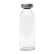 Fioles stériles avec bouchon et capsule – 5 mL à 100 mL, bouchon en chlorobutyle