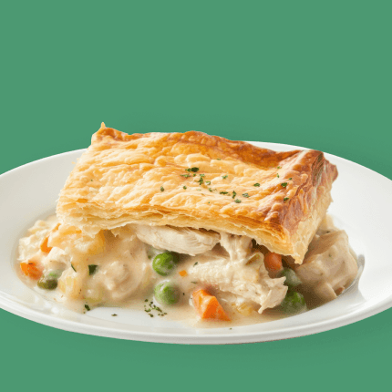Chicken pot pie green