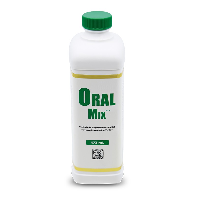 Oral Mix, véhicule de suspension aromatisé