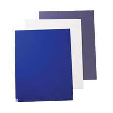 Tapis collant, pellicule bleu sur tapis bleu, 18 po × 36 po