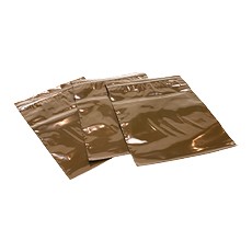 Zip-Lock - Sac, ambre, 3 mil, 6 po x 8 po