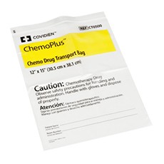 ChemoPlus - sac de transport pour médicaments chimio, Covidien, blanc, 4 mil, 6 po x  9 po